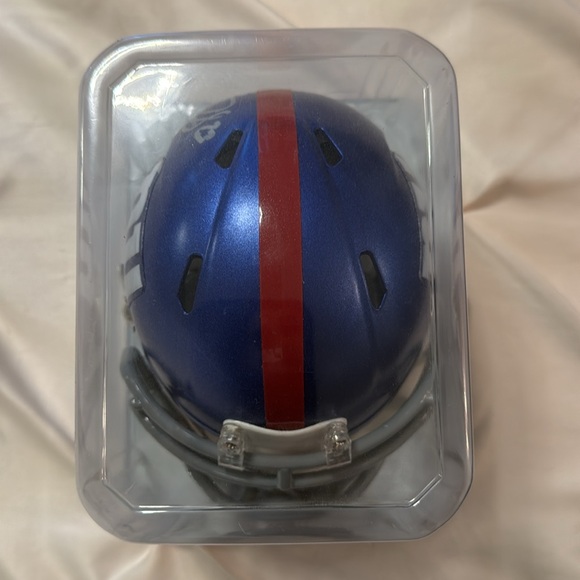 Rashad Jennings Signed New York Giants Speed Mini Helmet - Picture 2 of 6
